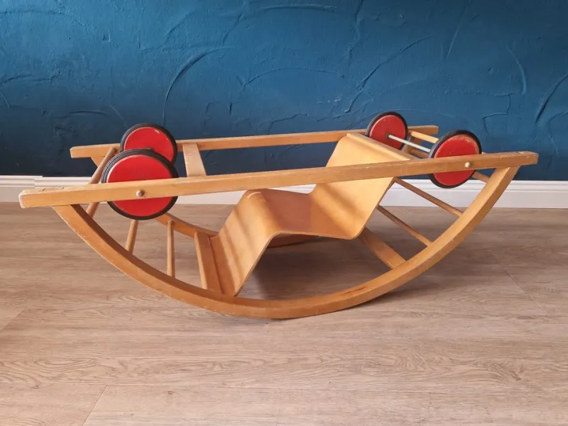 Pamono Swing Car by Hans Brockhage, 1950s> Rocking Chairs