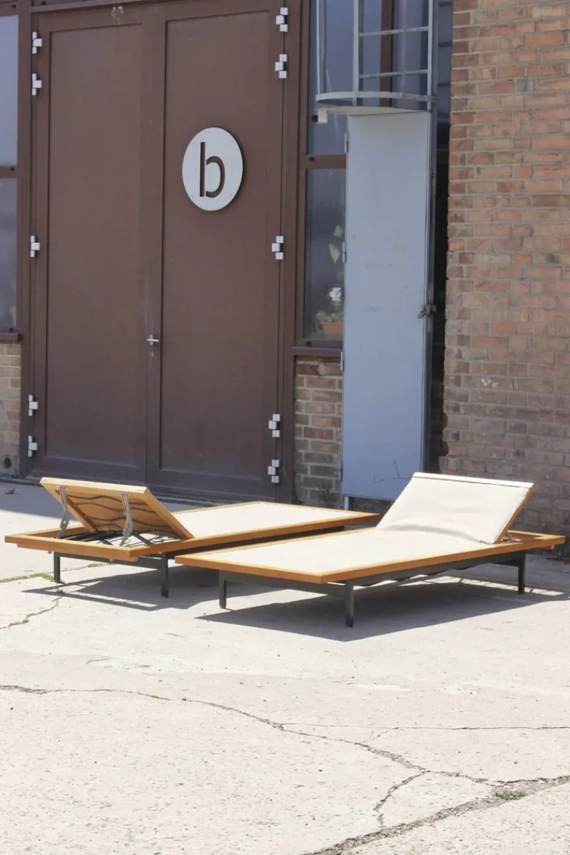 New Pamono Swiss DW1 Daybed by Dieter Waeckerlin for Idealheim, 1957