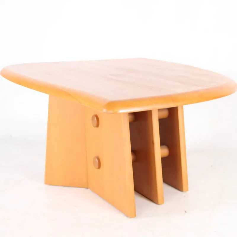 Pamono Swiss Wooden Coffee Table, 1970s> Coffee & Side Tables