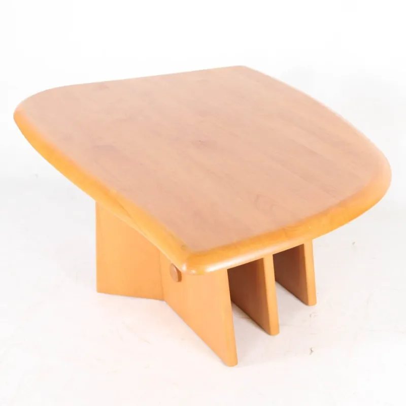 Pamono Swiss Wooden Coffee Table, 1970s> Coffee & Side Tables