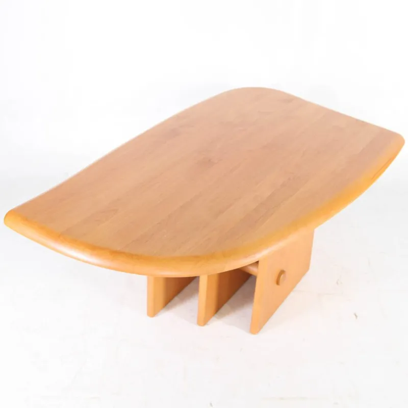 Pamono Swiss Wooden Coffee Table, 1970s> Coffee & Side Tables