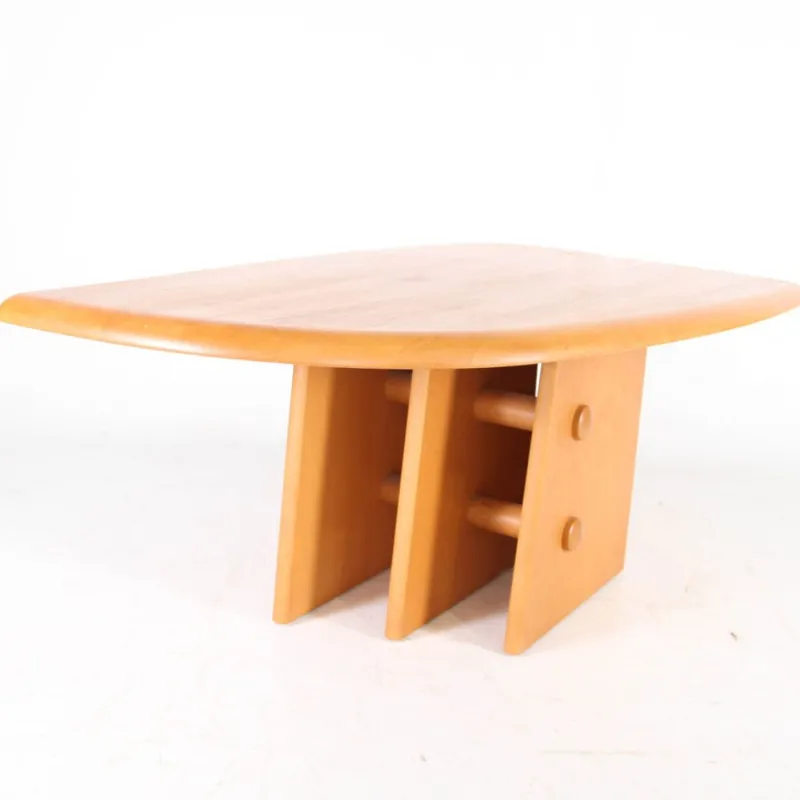 Pamono Swiss Wooden Coffee Table, 1970s> Coffee & Side Tables