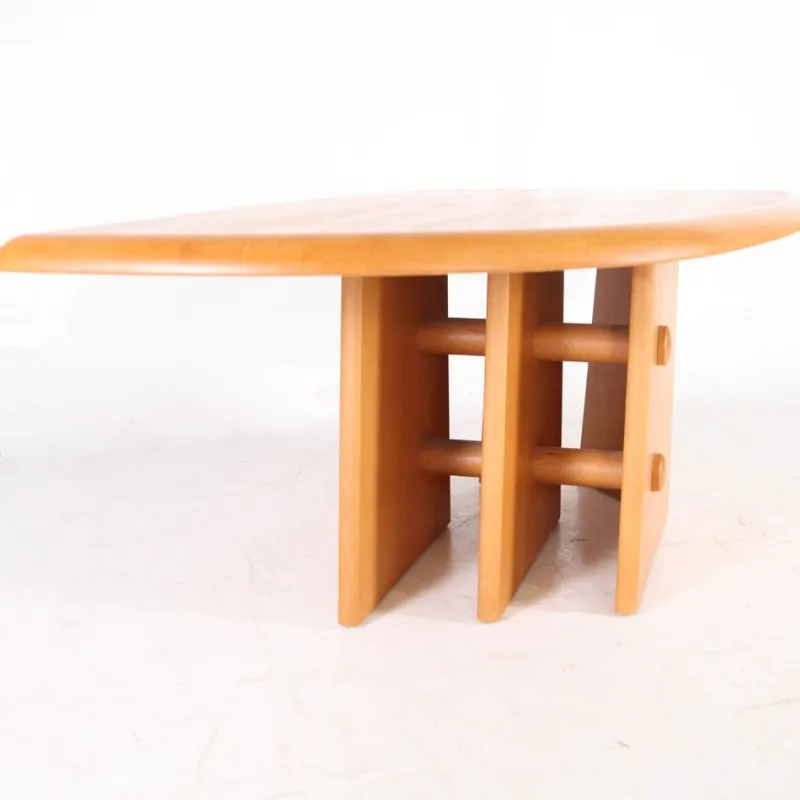 Pamono Swiss Wooden Coffee Table, 1970s> Coffee & Side Tables