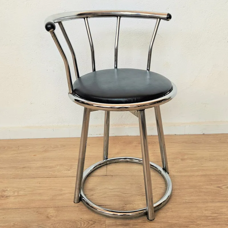 Clearance Pamono Swivel Chrome-Plated Side Chair, 1970s