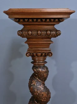 Pamono Swivel Column in Walnut, 1900s><noscript><img width=