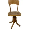 Hot Pamono Swivel Desk Chair, 1930s