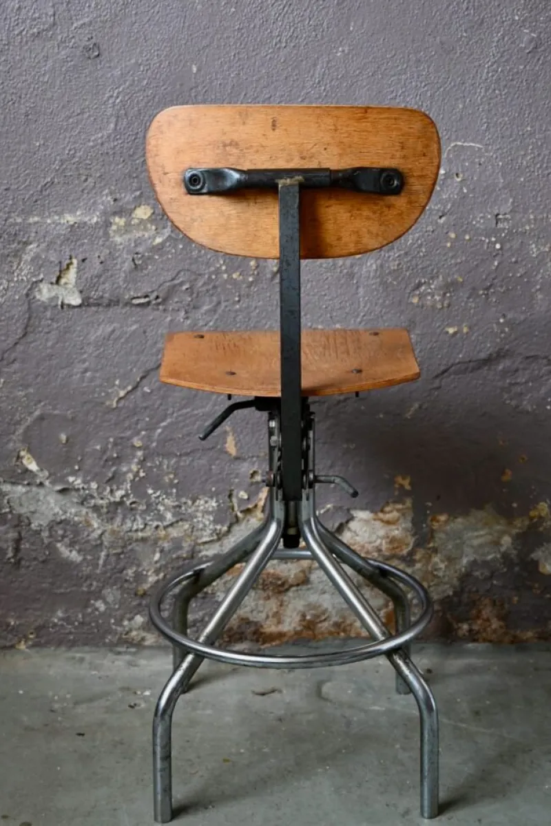 Best Pamono Swivel Workshop Chair, 1970s