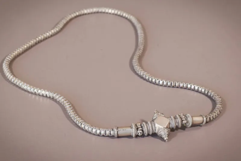 Online Pamono Syrian Silver Necklace, 1890s