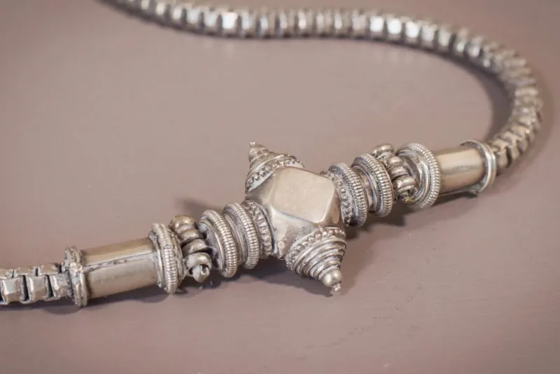 Online Pamono Syrian Silver Necklace, 1890s