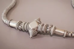 Online Pamono Syrian Silver Necklace, 1890s