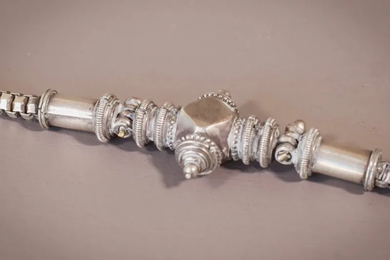Online Pamono Syrian Silver Necklace, 1890s