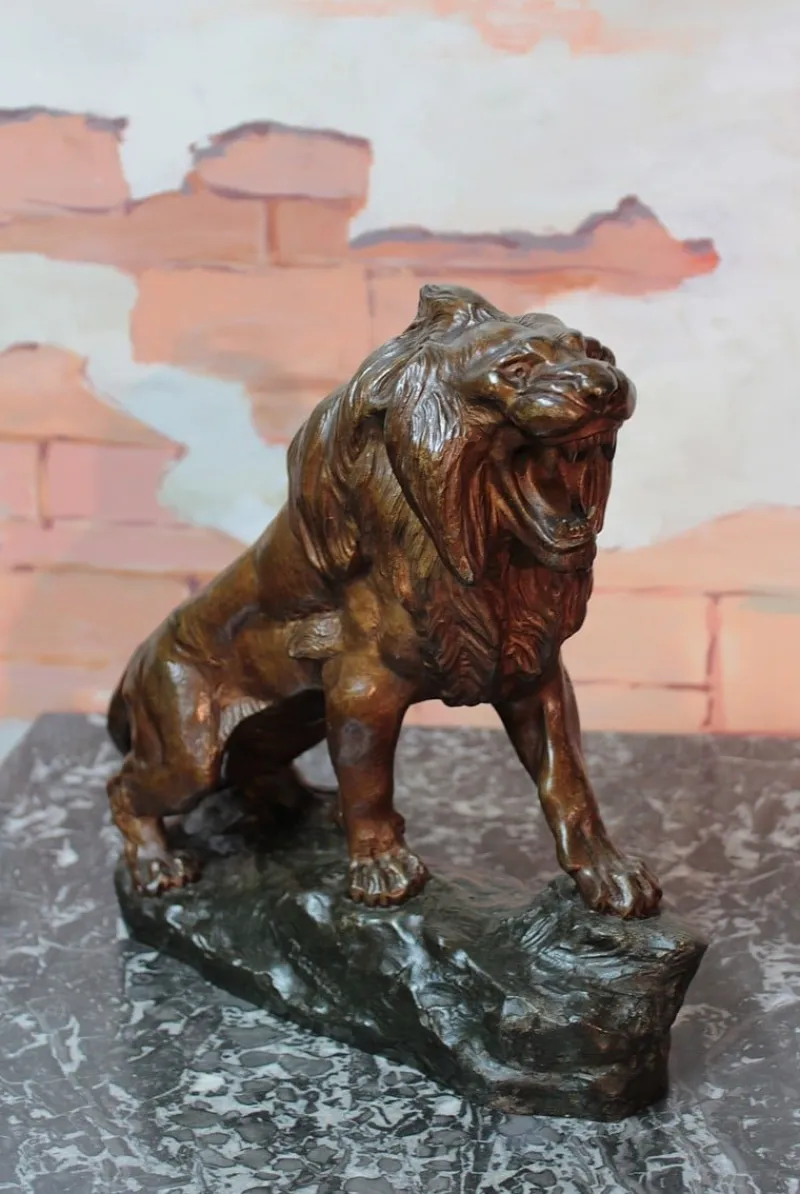 New Pamono T. Cartier, Lion, 20th Century, Regula