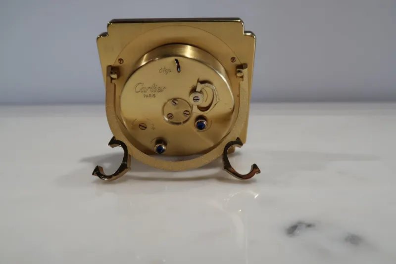 Online Pamono Table Alarm Clock from Cartier, 1990s