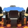 Hot Pamono Table and Game Chairs Set by Pierluigi Molinari, 1970s, Set of 5