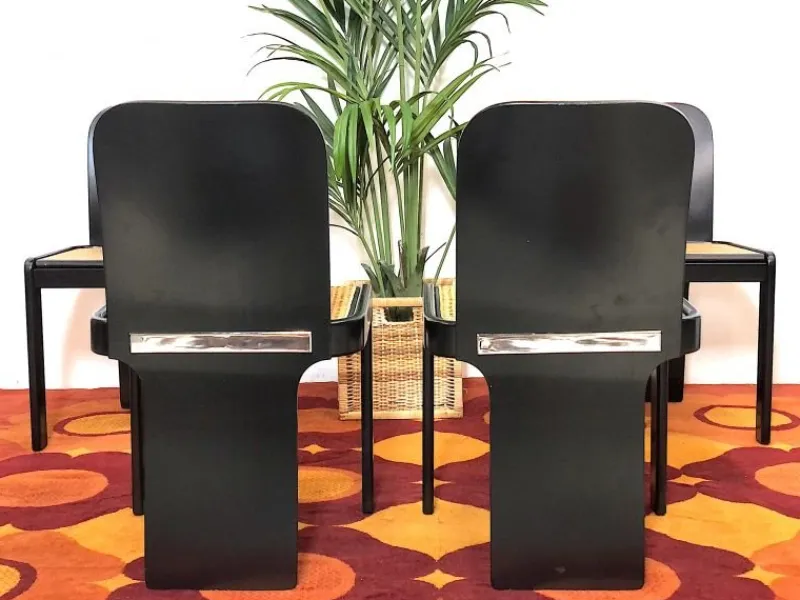 Hot Pamono Table and Game Chairs Set by Pierluigi Molinari, 1970s, Set of 5