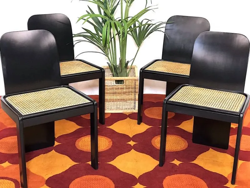 Hot Pamono Table and Game Chairs Set by Pierluigi Molinari, 1970s, Set of 5