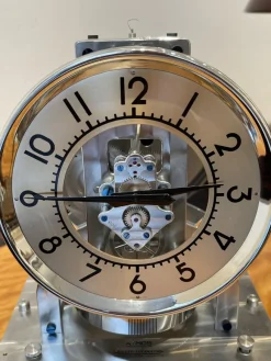 Pamono Table Clock by Jaeger-Lecoultre for Atmos, Switzerland, 1940s><noscript><img width=