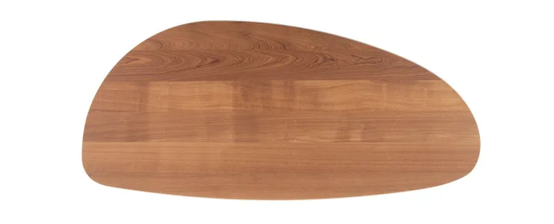 New Pamono Table in Free Form in Wood by Charlotte Perriand for Cassina