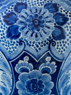 Clearance Pamono Table Lamp by Amitabha Studio from Vintage Delft Blue Velsen