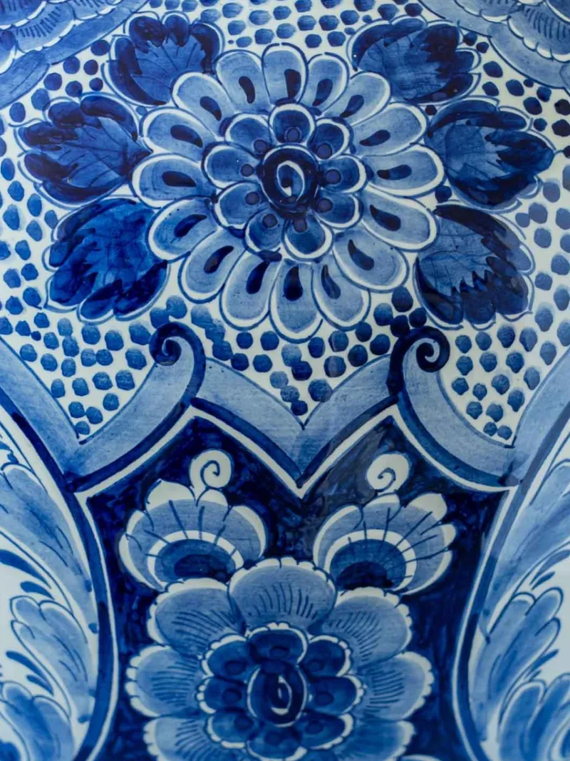 Clearance Pamono Table Lamp by Amitabha Studio from Vintage Delft Blue Velsen