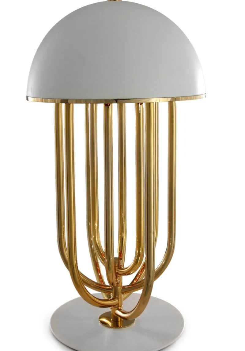 Hot Pamono Table Lamp in Brass