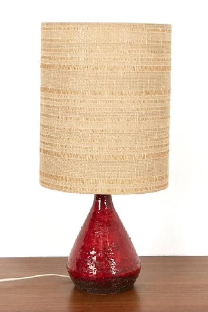 New Pamono Table Lamp in Ceramic