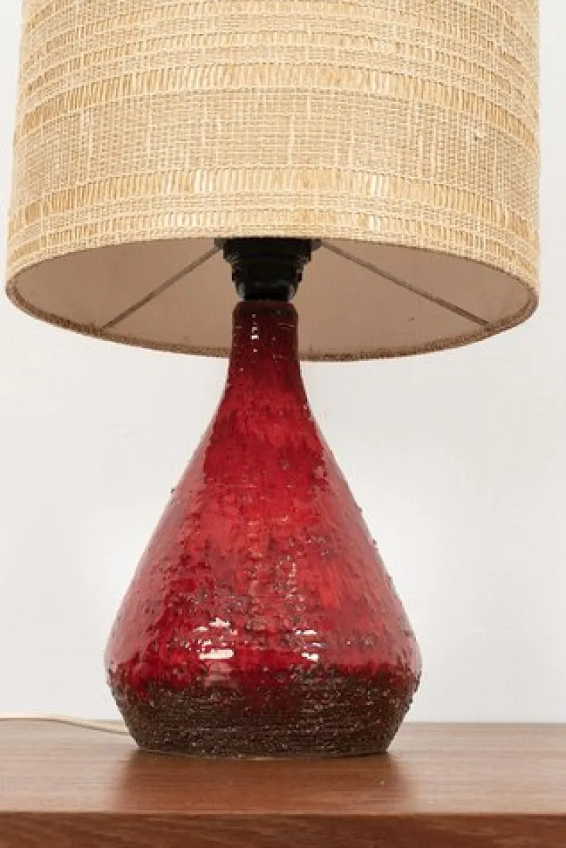 New Pamono Table Lamp in Ceramic
