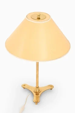 Pamono Table Lamps in Brass attributed to Josef Frank, 1950s, Set of 2><noscript><img width=