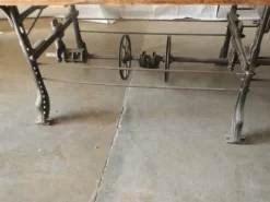 Pamono Table on Necchi Sewing Machine Base, 1920s><noscript><img width=