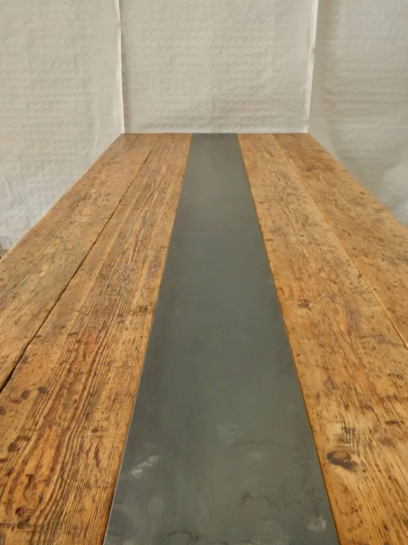 Pamono Table on Necchi Sewing Machine Base, 1920s> Worktables & Workbenches