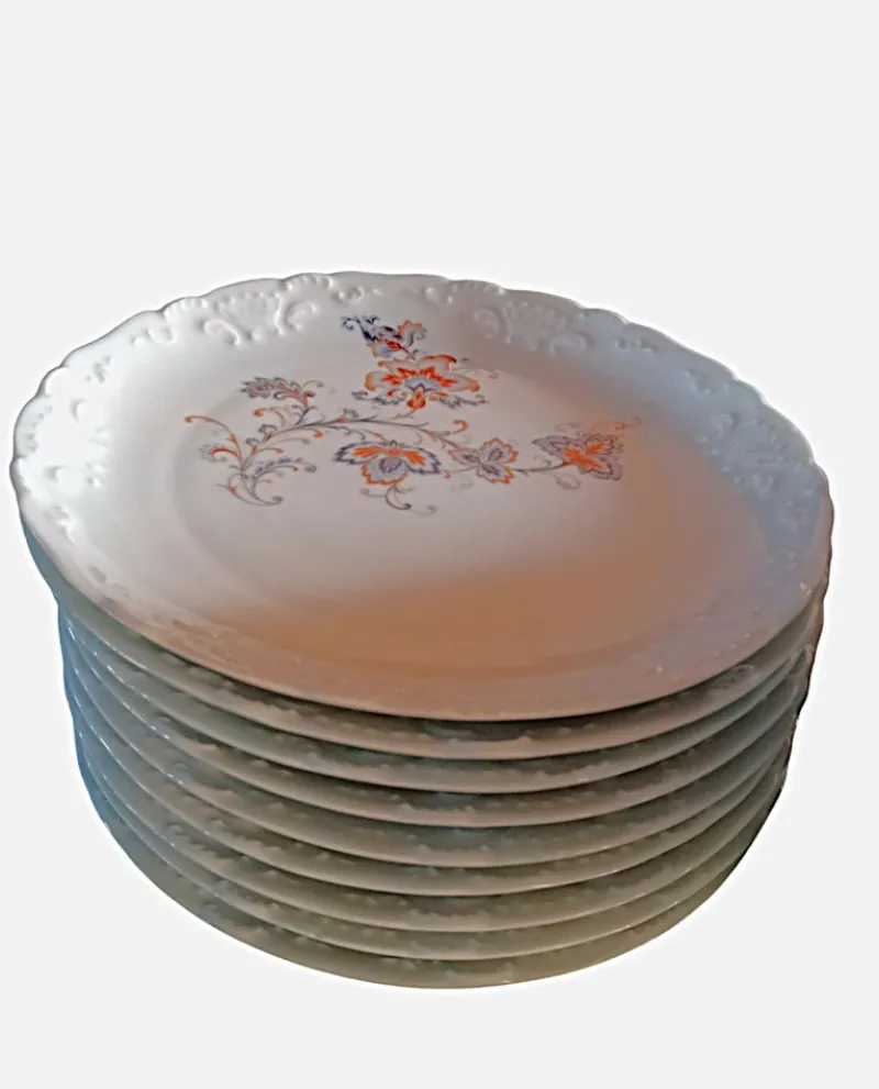 Clearance Pamono Table Service Ankara Model from Tharaud Limoges, Set of 18