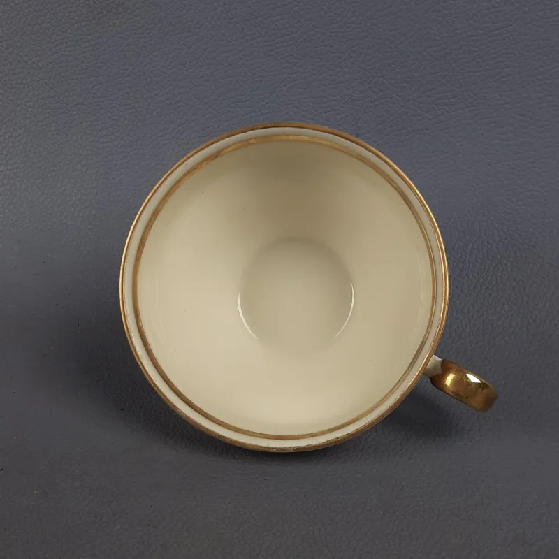 Online Pamono Table Set in White and Gold Porcelain from Seltmann Weiden Bavaria Theresia, 1960s, Set of 6
