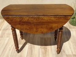 New Pamono Table with Flaps and Walnut Top
