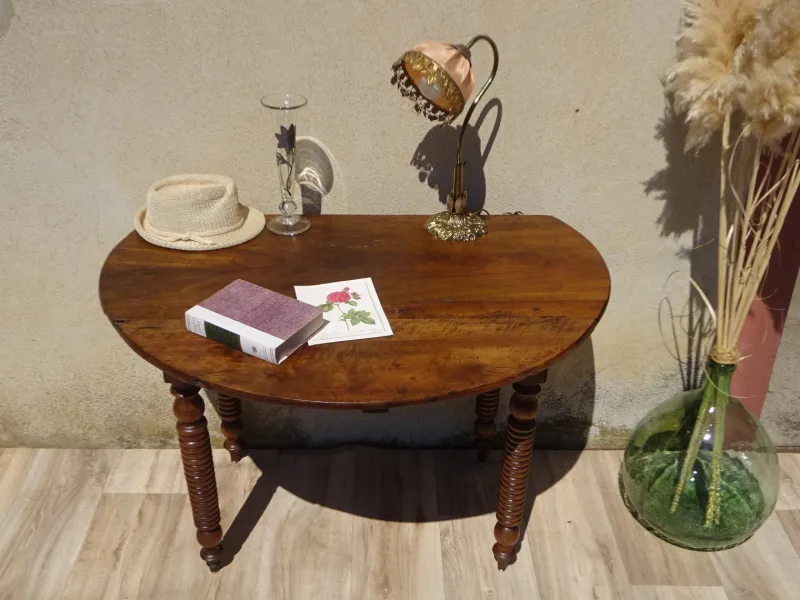 New Pamono Table with Flaps and Walnut Top