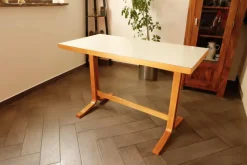 Pamono Table with Umakart Top by Ludvik Volak for Drevopodnik Holesov, 1970s> Game Tables