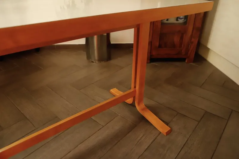 Pamono Table with Umakart Top by Ludvik Volak for Drevopodnik Holesov, 1970s> Game Tables