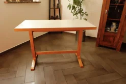 Pamono Table with Umakart Top by Ludvik Volak for Drevopodnik Holesov, 1970s><noscript><img width=