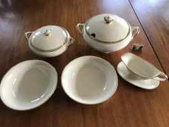 Pamono Tableware in Porcelain from Schumann Bavaria, 1940s, Set of 7> Serving Dishes