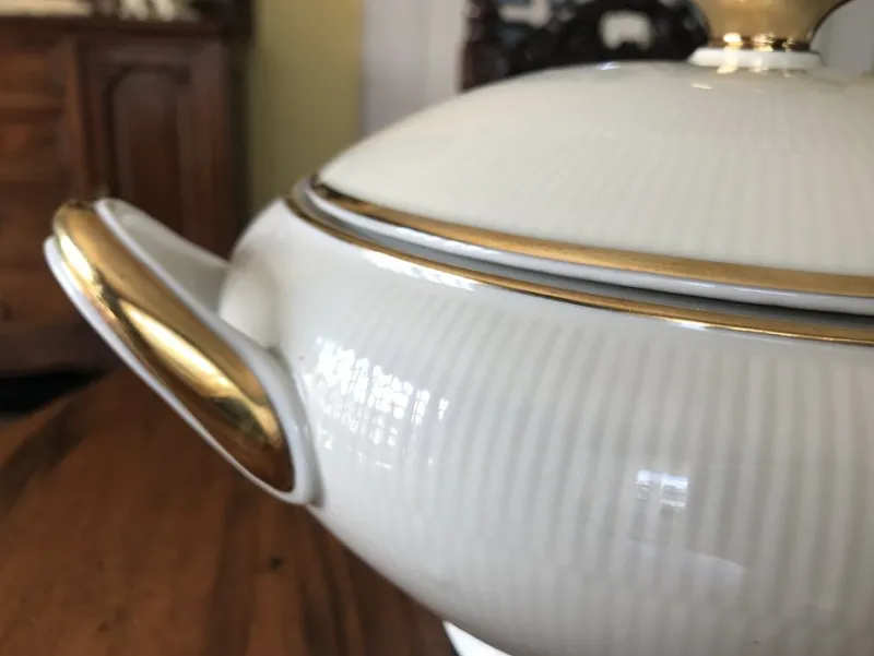 Pamono Tableware in Porcelain from Schumann Bavaria, 1940s, Set of 7> Serving Dishes