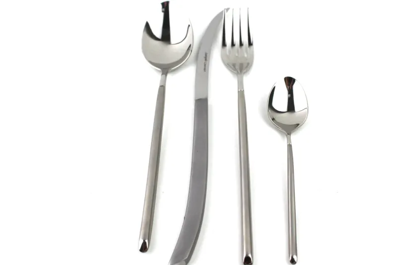 Hot Pamono Tableware Set by James Kawada for Berndorf, 1970s, Set of 4