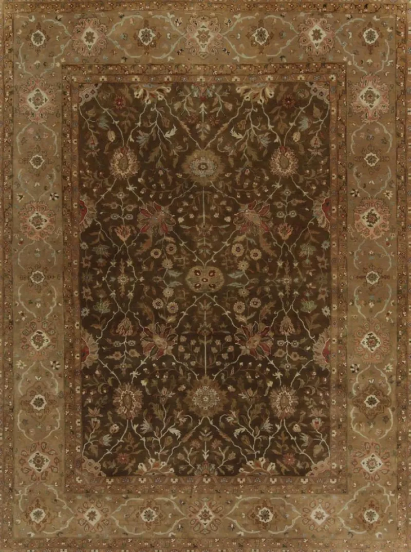 Online Pamono Tabriz Style Rug in Floral Patterns from R&K Principal Jahanshah Nazmiyal