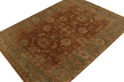 Pamono Tabriz Style Rug with Beige and Blue Florals from R&K Principal Jahanshah Nazmiyal> Carpets & Textiles|Carpets & Textiles