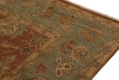 Pamono Tabriz Style Rug with Beige and Blue Florals from R&K Principal Jahanshah Nazmiyal><noscript><img width=