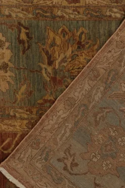 Pamono Tabriz Style Rug with Beige and Blue Florals from R&K Principal Jahanshah Nazmiyal><noscript><img width=
