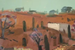 Clearance Pamono Tage Gavik, Blooming Almond Tree, Andalusia, Spain, 1950s, Oil on Canvas, Framed