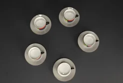 Pamono Taitü Venezia Coffee Service in Mondrian Design by Emilio Bergamin, Italy, 1984><noscript><img width=