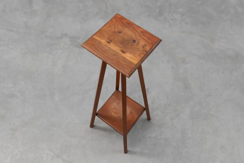 Pamono Tall Art Deco French Oak Console Table, 1920s> Console Tables