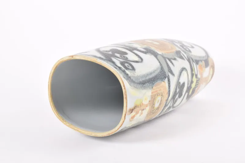 Pamono Tall Danish Modern Ceramic Baca Vase by Johanne Gerber for Royal Copenhagen, 1970s> Vases