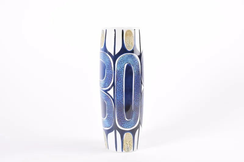 Best Pamono Tall Danish Modern Tenera Vase by Inge-Lise Koefoed for Royal Copenhagen, 1960s
