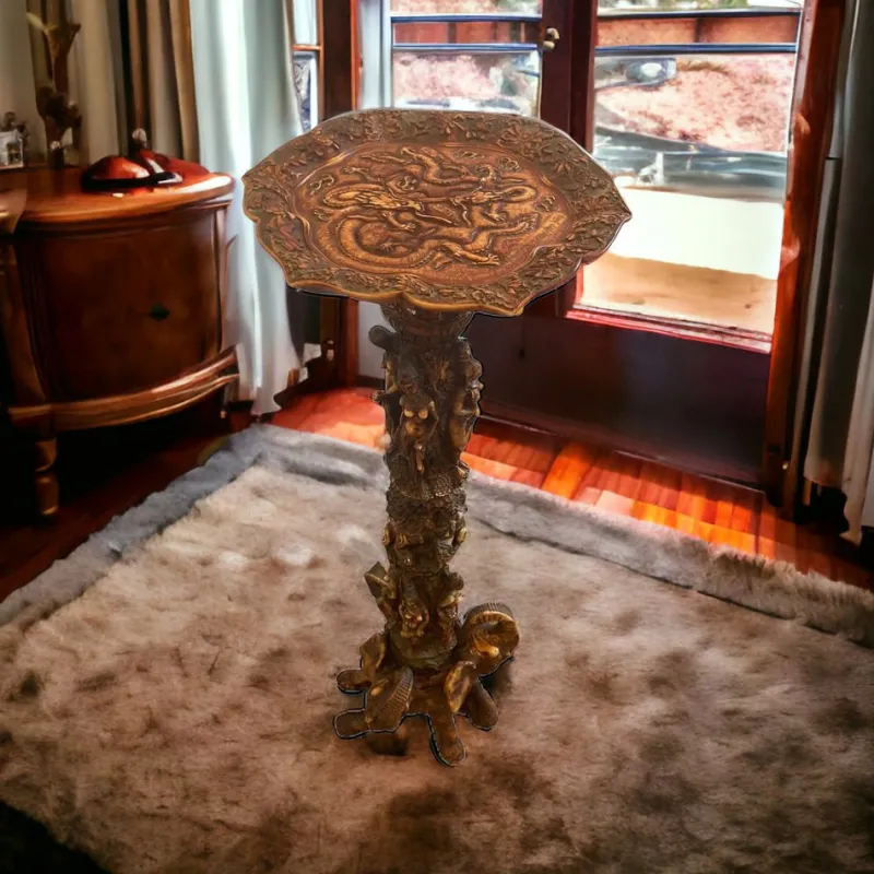 Pamono Tall Resin Oriental Jardiniere> Planters And Jardiniere